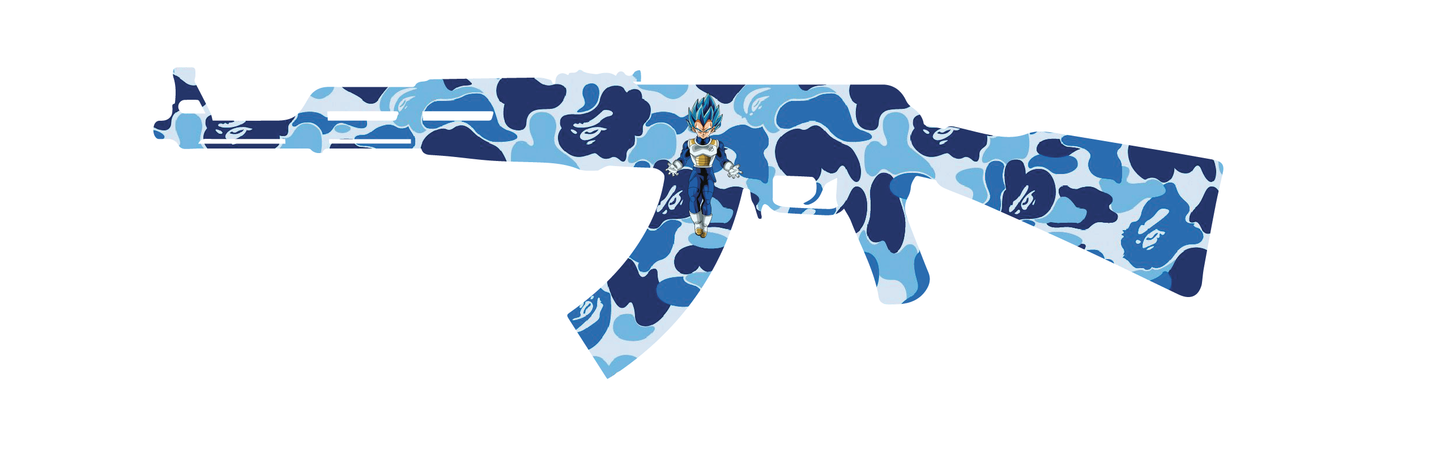 Vageta Bape Gun Art