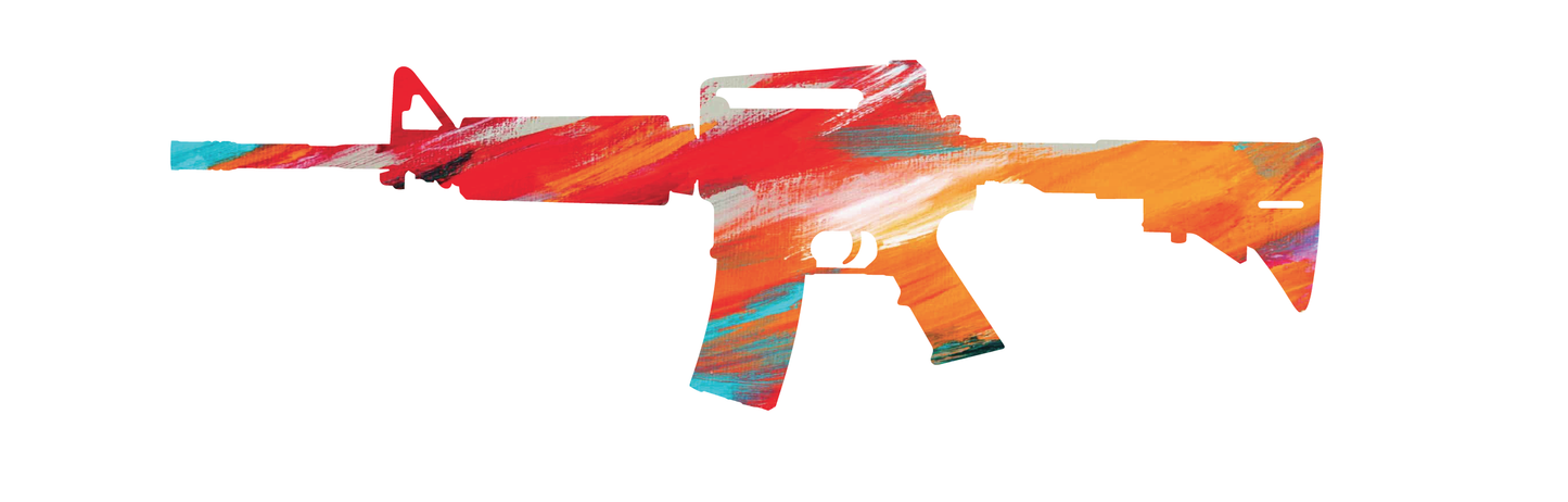 Abstract Gun Art
