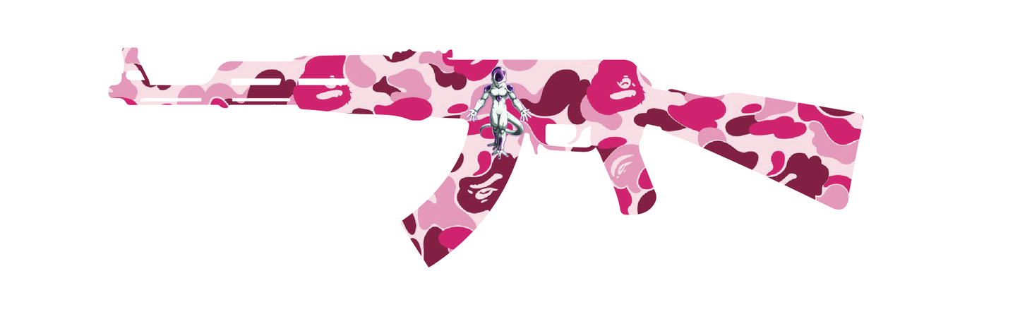 Freeza Bape Gun Art