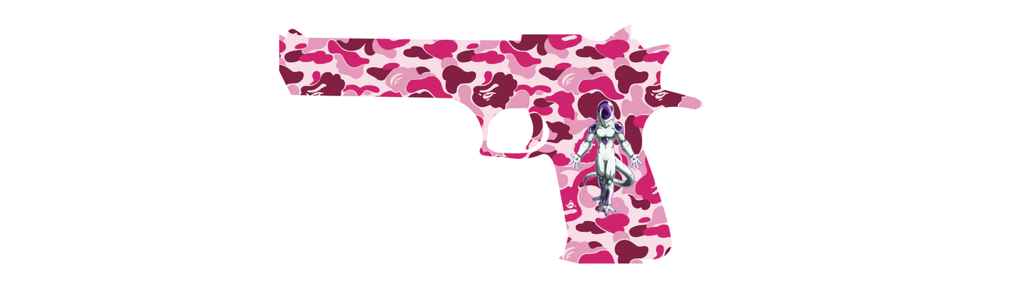 Freeza Bape Gun Art