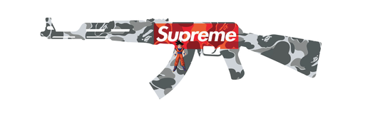 "Bape Is Supreme" Gun Art