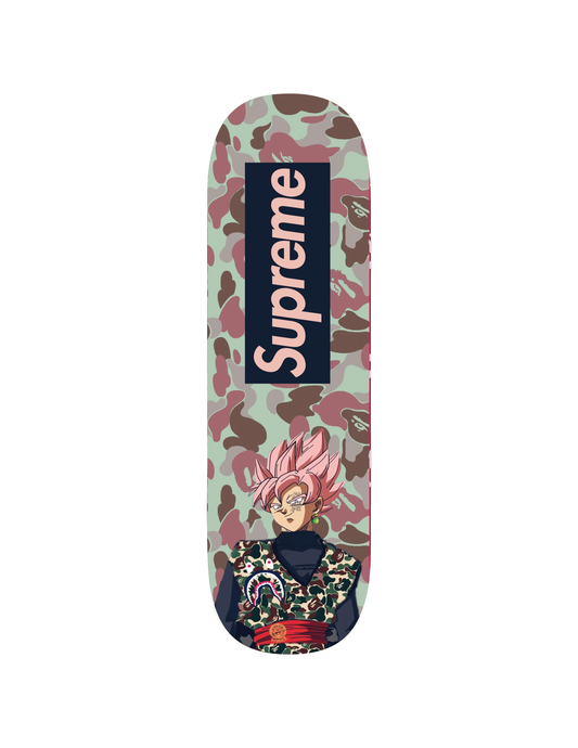 Goku Black Supreme Skateboard