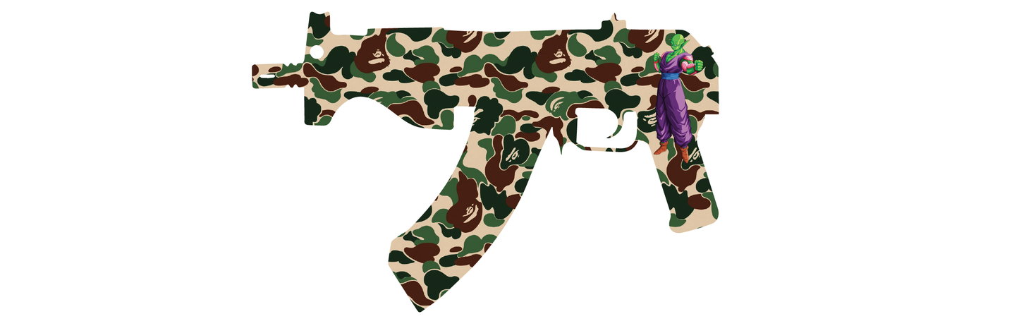 Bape Piccolo Gun Art