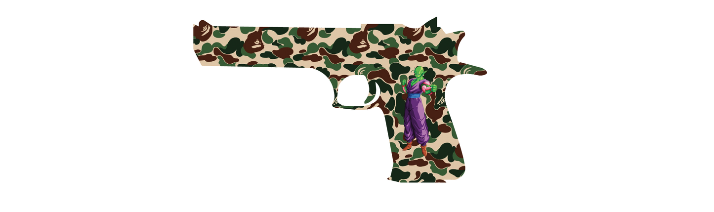 Bape Piccolo Gun Art