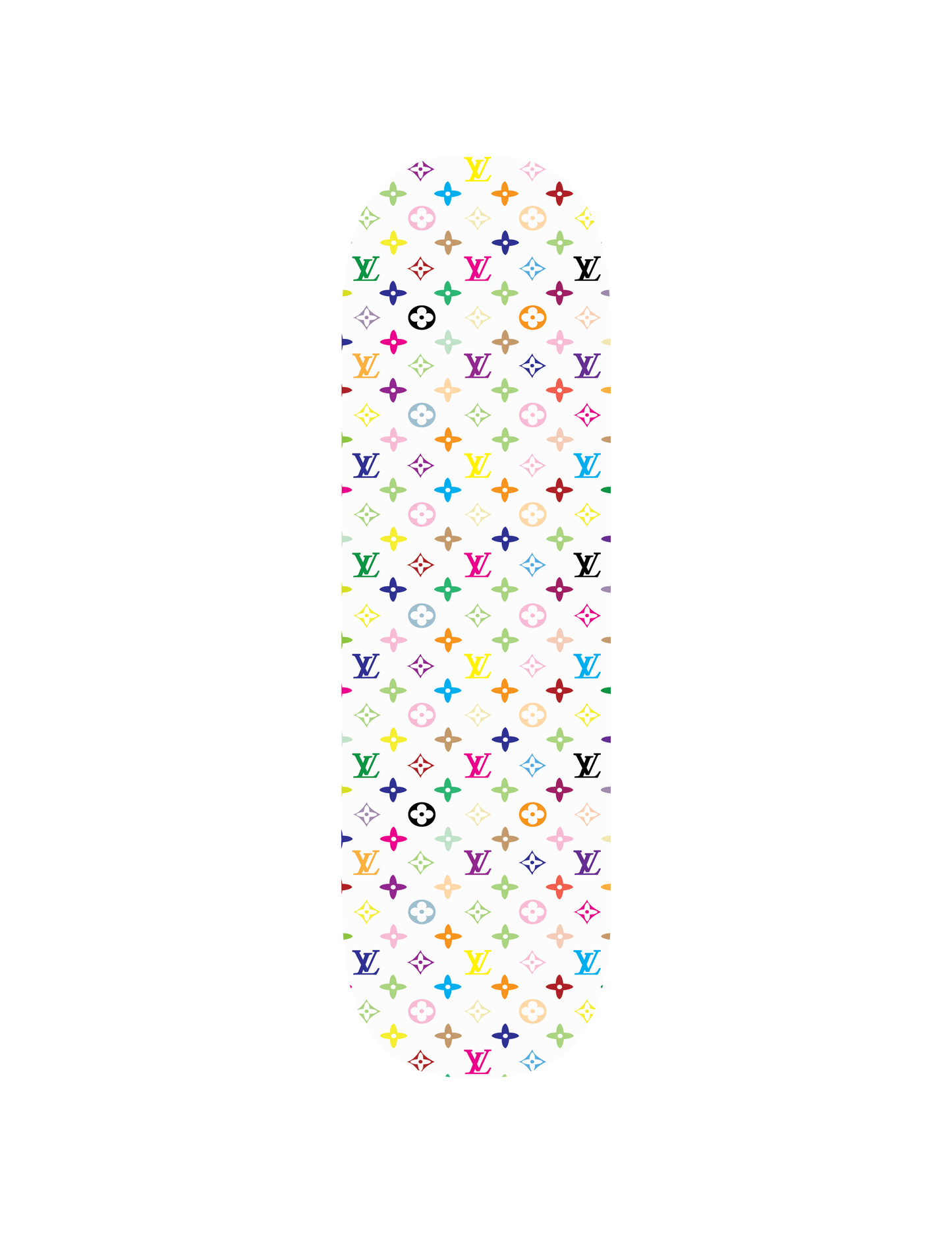 LV Multicoloured Skateboard