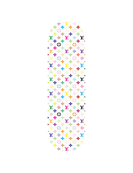 LV Multicoloured Skateboard