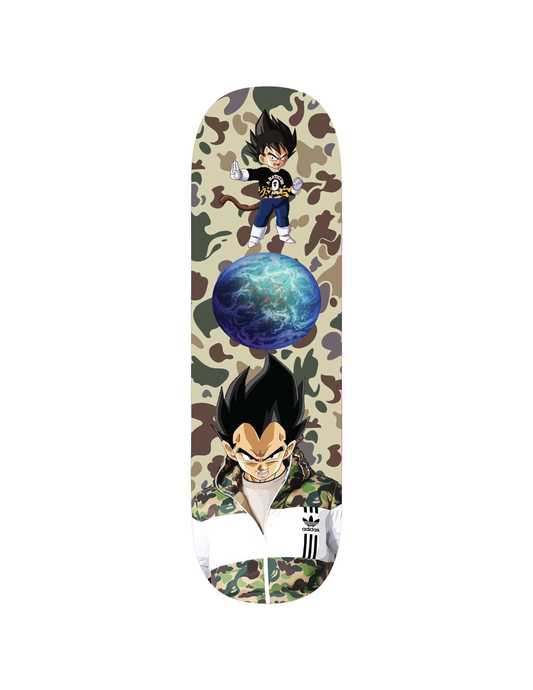 Vegeta Bape Skateboard