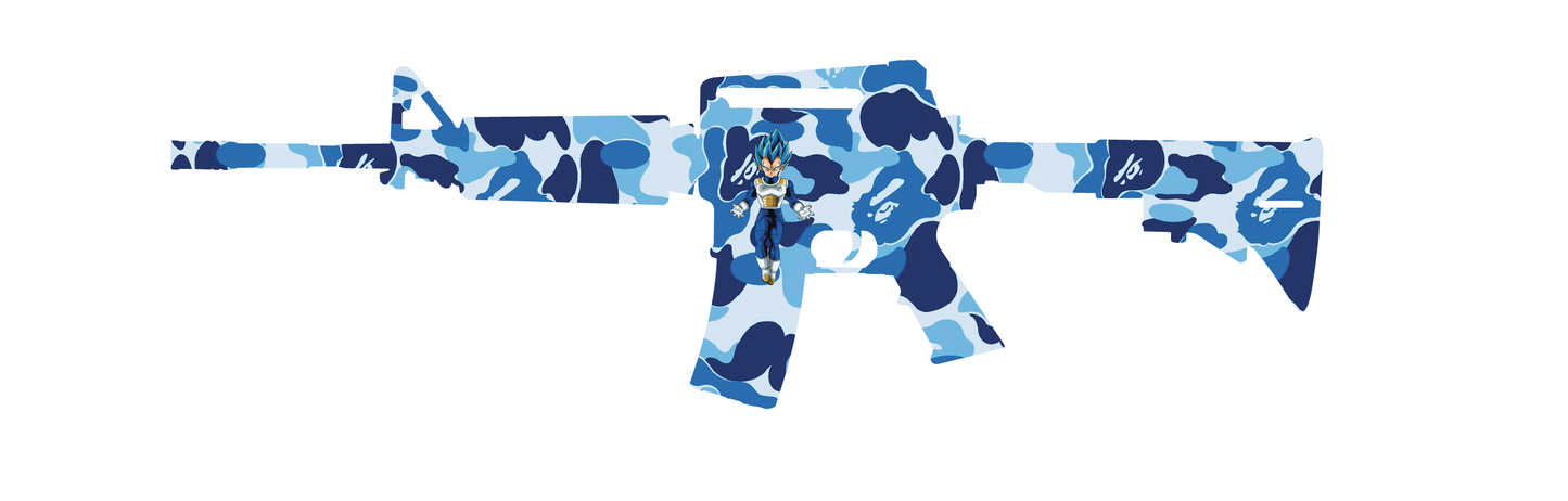 Vageta Bape Gun Art